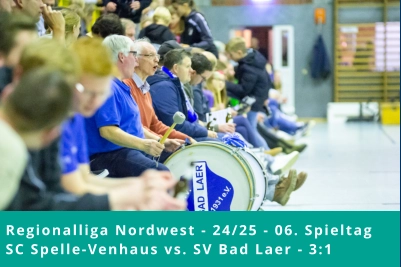 Regionalliga Nordwest - 24/25 - 06. Spieltag SC Spelle-Venhaus vs. SV Bad Laer - 3:1