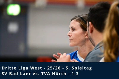 Dritte Liga West - 25/26 - 5. Spieltag SV Bad Laer vs. TVA Hürth - 1:3