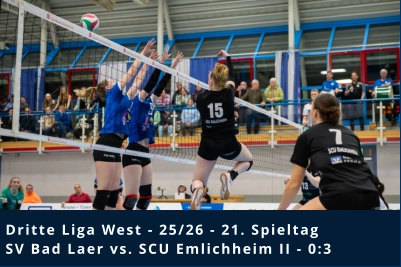 Dritte Liga West - 25/26 - 21. Spieltag SV Bad Laer vs. SCU Emlichheim II - 0:3