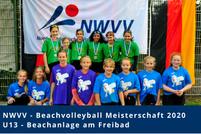 NWVV - Beachvolleyball Meisterschaft 2020 U13 - Beachanlage am Freibad