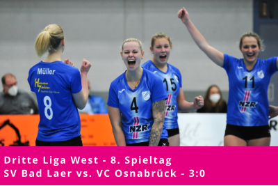Dritte Liga West - 8. Spieltag SV Bad Laer vs. VC Osnabrück - 3:0