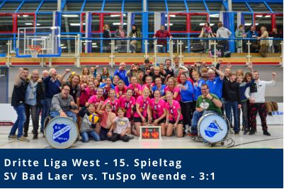 Dritte Liga West - 15. Spieltag SV Bad Laer  vs. TuSpo Weende - 3:1