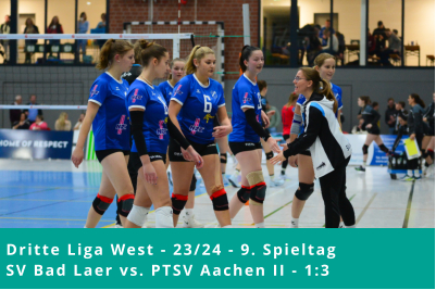 Dritte Liga West - 23/24 - 9. Spieltag SV Bad Laer vs. PTSV Aachen II - 1:3