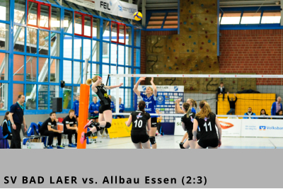 SV BAD LAER vs. Allbau Essen (2:3)