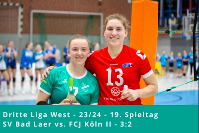 Dritte Liga West - 23/24 - 19. Spieltag SV Bad Laer vs. FCJ Köln II - 3:2