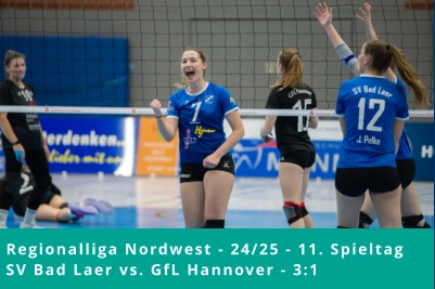 Regionalliga Nordwest - 24/25 - 11. Spieltag SV Bad Laer vs. GfL Hannover - 3:1